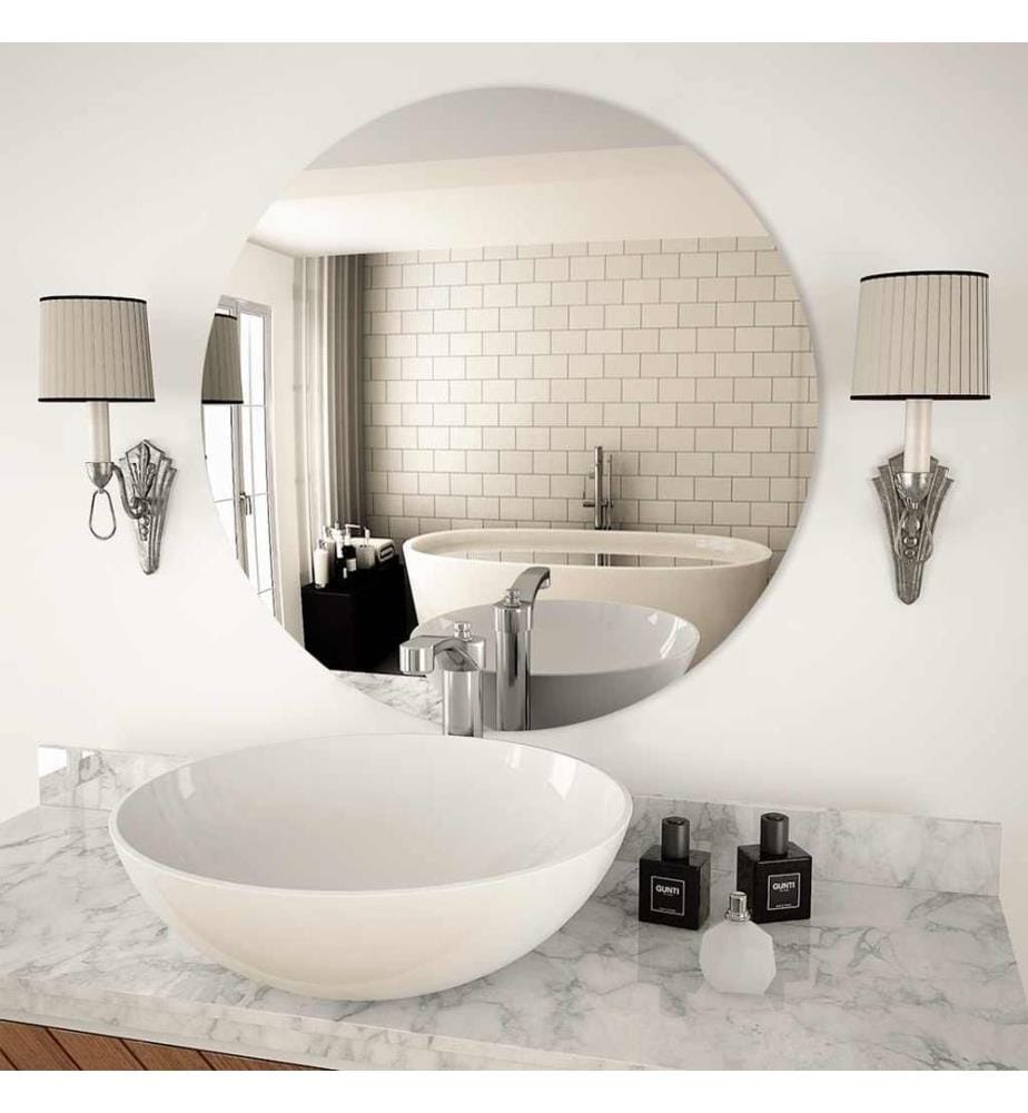 Miroir mural 70 cm Rond Verre
