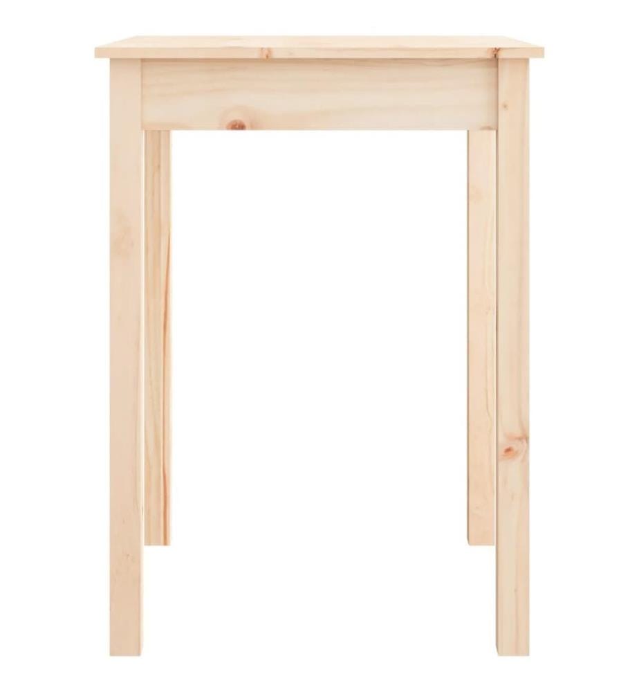 Table à manger 55x55x75 cm Bois massif de pin