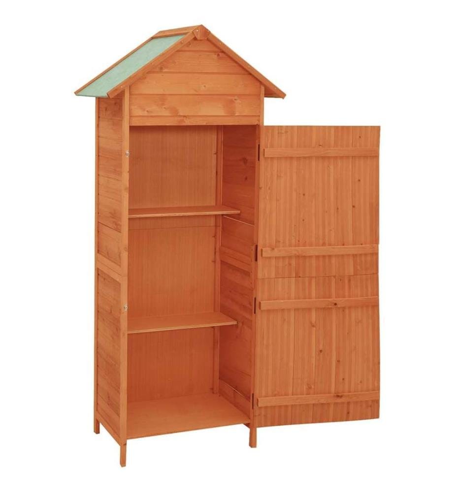 Gartenschrank Braun 42,5x64x190 cm