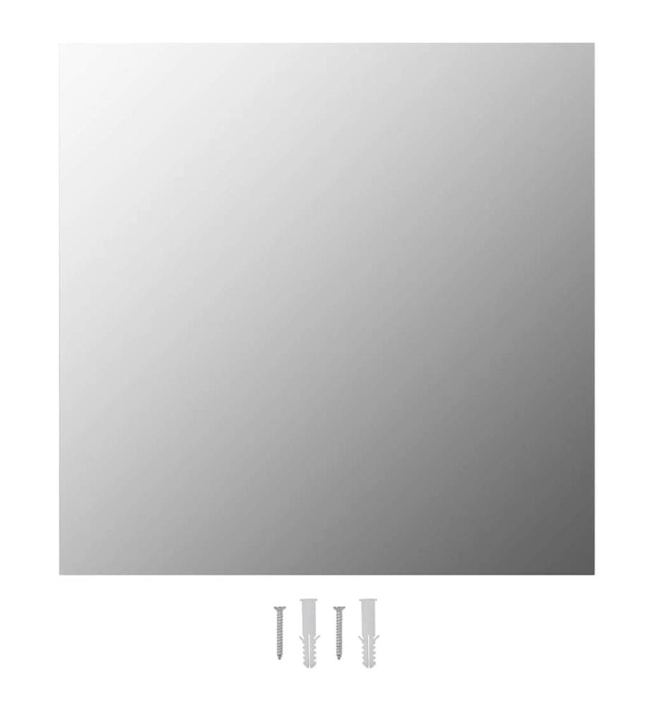 Miroir mural carré 50 x 50 cm Verre