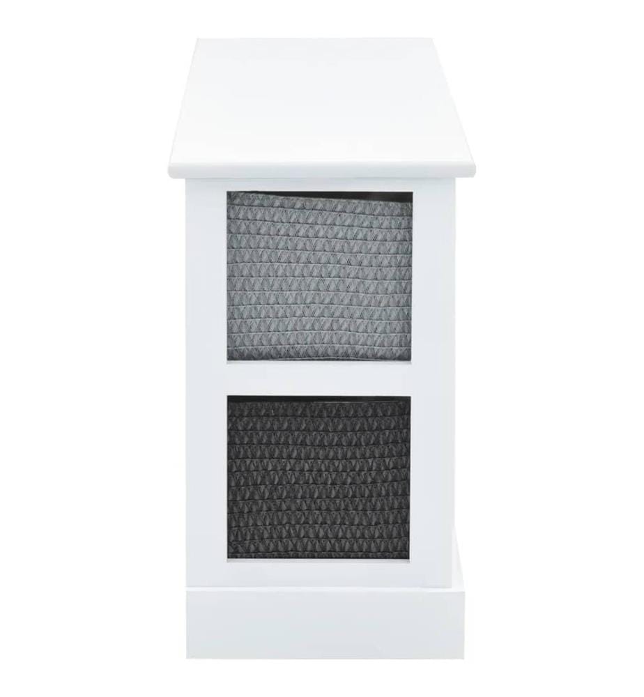 Banc de rangement 6 tiroirs Bois