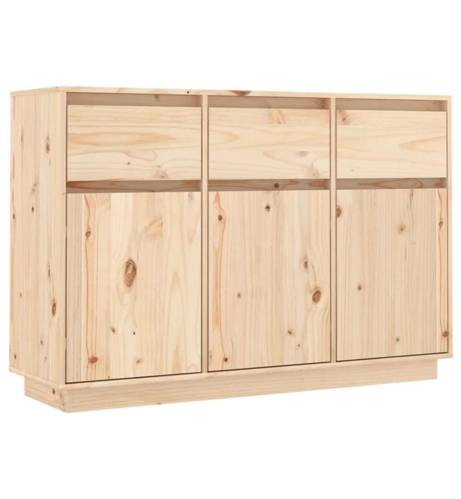 Sideboard 110x34x75 cm Massivholz Kiefer