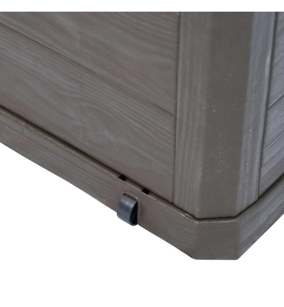 Garten-Aufbewahrungsbox 280 L Braun
