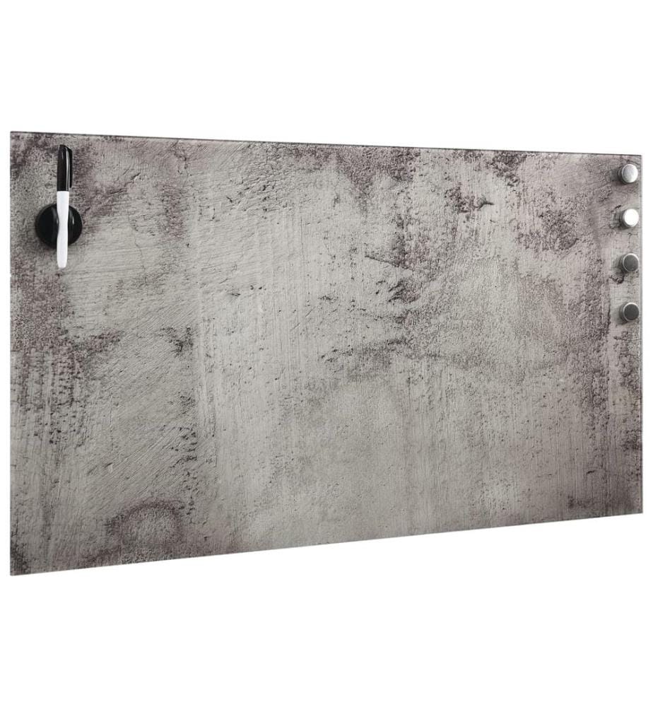 Magnettafel Wandmontage Glas 100x60 cm