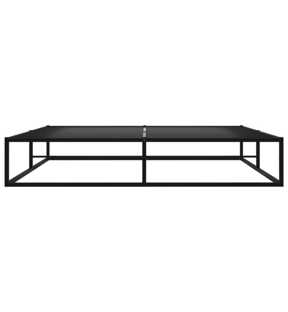 Bettgestell Schwarz Metall 160x200 cm