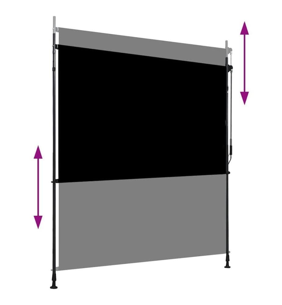 Aussenrollo 200 x 270 cm Anthrazit