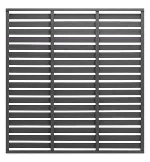 Zaunelement WPC 180 x 180 cm Grau