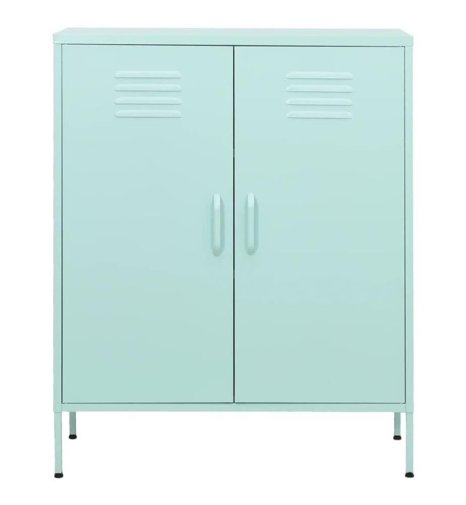 Lagerschrank Minzgrün 80x35x101,5 cm Stahl