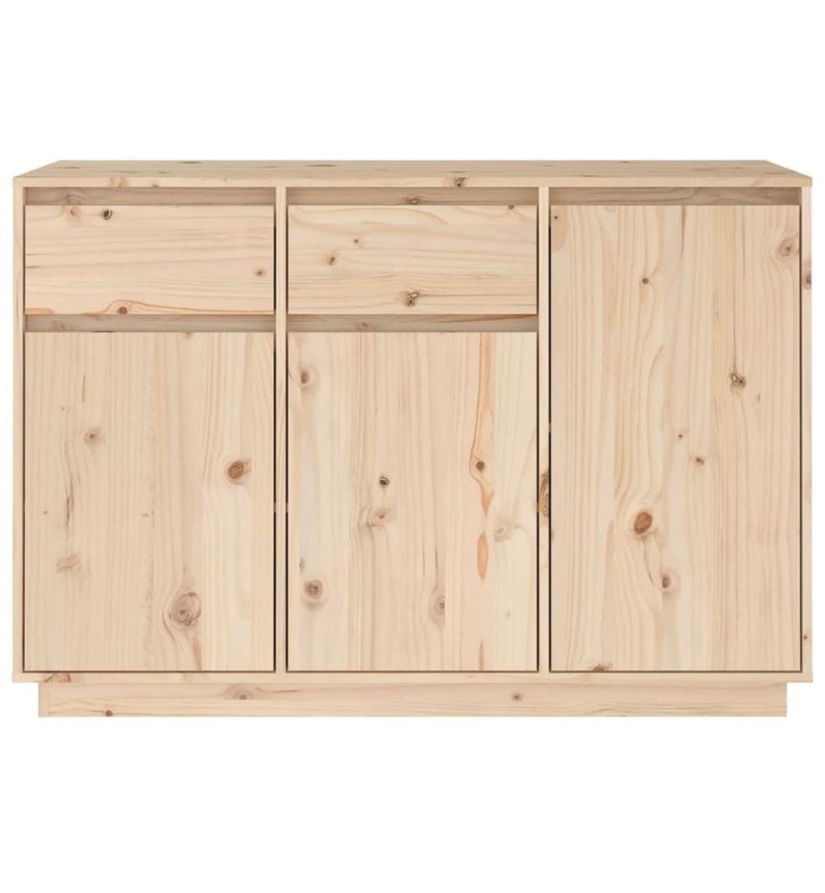 Sideboard 110x34x75 cm Massivholz Kiefer