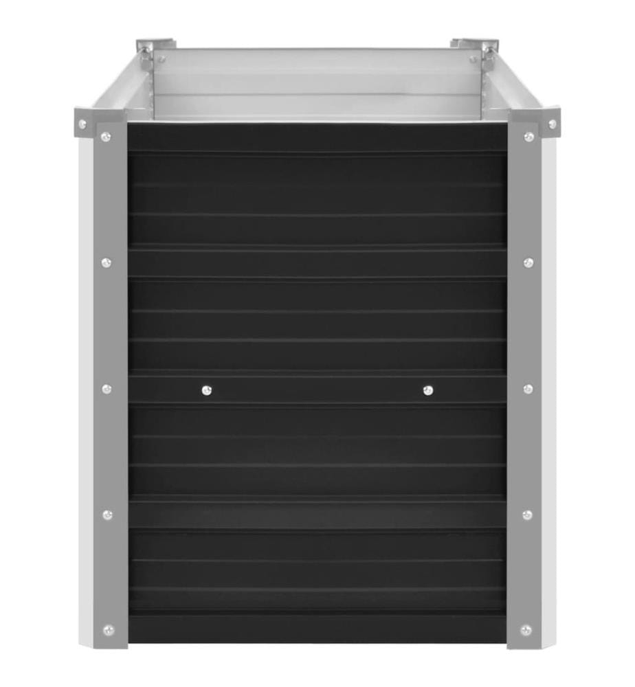 Lit surélevé de jardin Anthracite 100x40x45 cm Acier galvanisé
