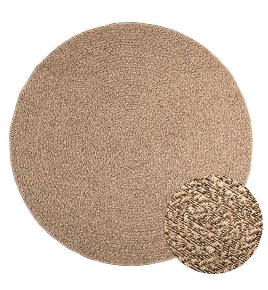 Tapis ZIZUR 160 cm aspect de jute intérieur et extérieur