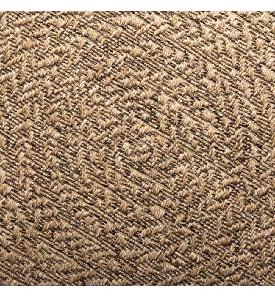 Tapis ZIZUR 160 cm aspect de jute intérieur et extérieur