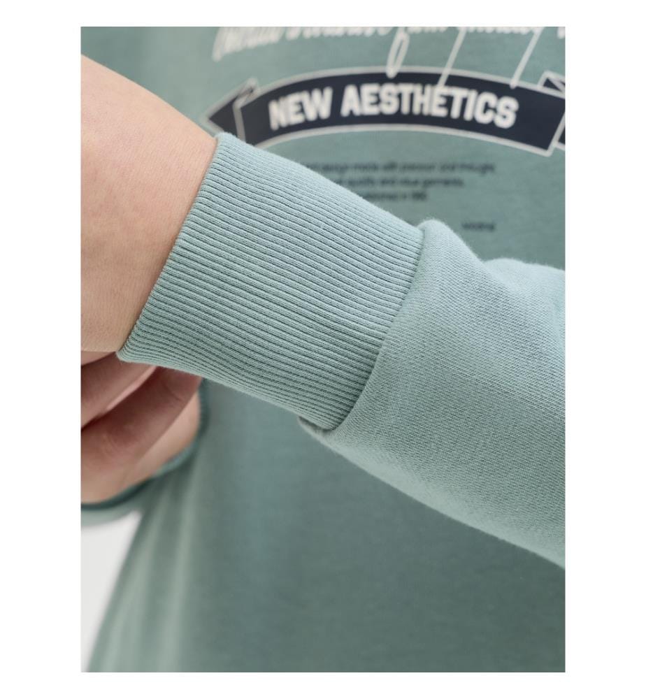 Sweat-shirt - Bleu Minéral