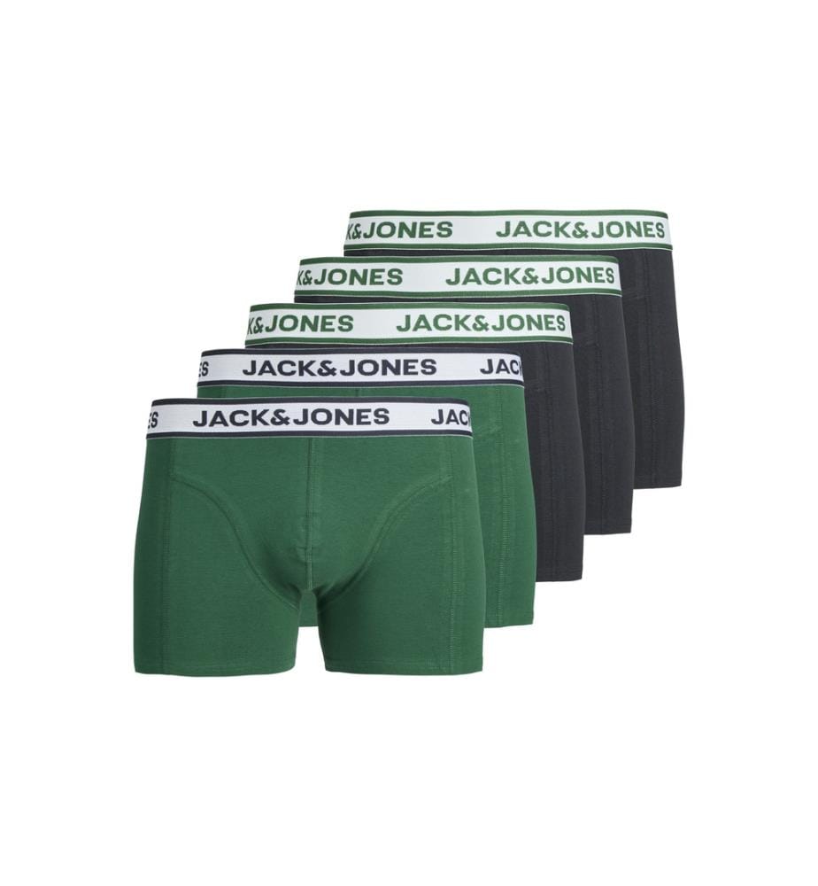 Set di 5 boxer - Verde foresta