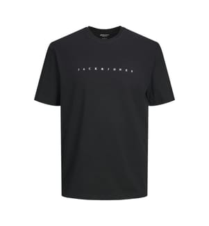 T-Shirt Star Relaxed Fit - Black Loose