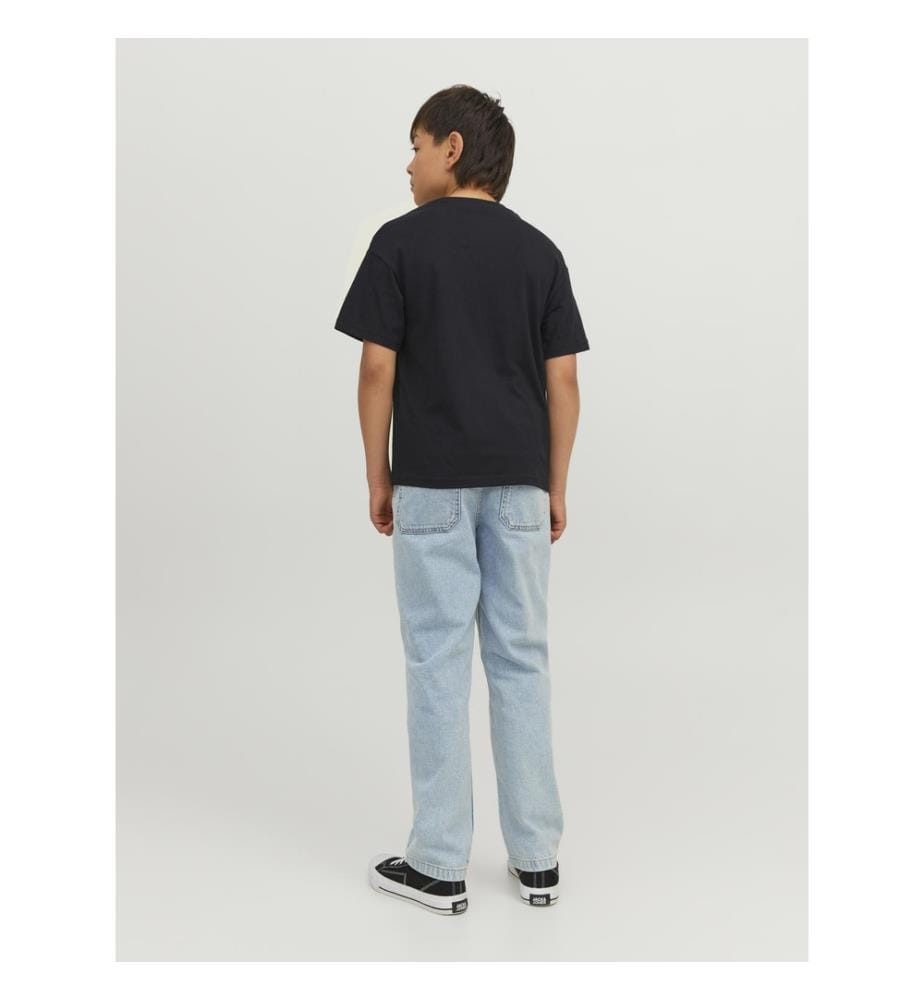 T-Shirt Star Relaxed Fit - Black Loose
