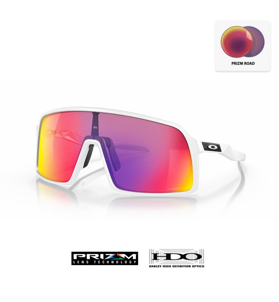 Sutro Sunglasses - Prizm Road Lenses - White Frame