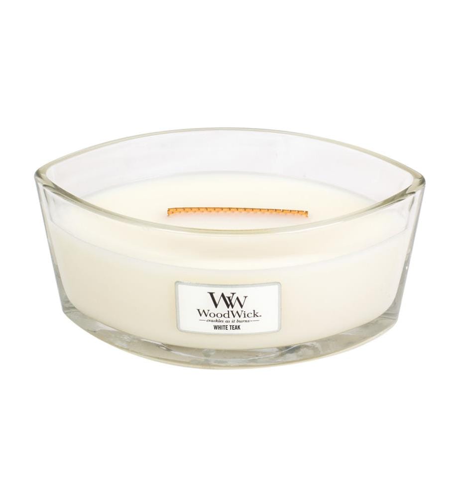 454 g - Candela Profumata Teak bianco