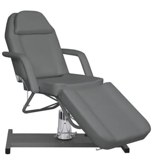Massagetisch Grau 180x62x(87-112) cm
