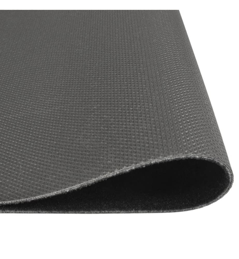 Tapis de cuisine lavable impression cuisine noir 60x300 cm