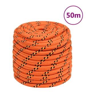 Bootsseil Orange 18 mm 50 m Polypropylen