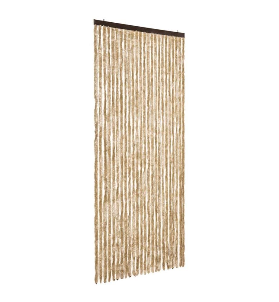 Insektenschutz-Vorhang Beige 100x220 cm Chenille