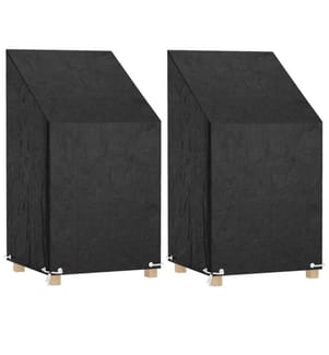 Abdeckungen für Gartenstühle 2 Stk. 8 Ösen 65x65x80/120 cm