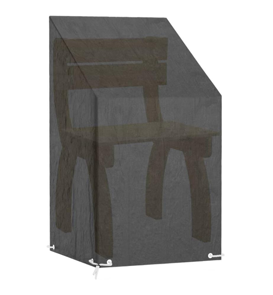 Abdeckungen für Gartenstühle 2 Stk. 8 Ösen 65x65x80/120 cm