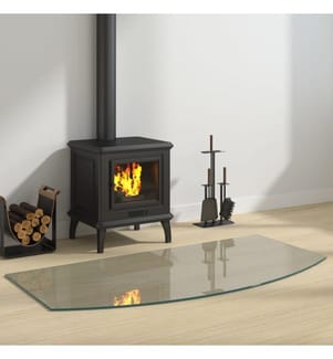 Kaminofen Glasplatte 120x60 cm