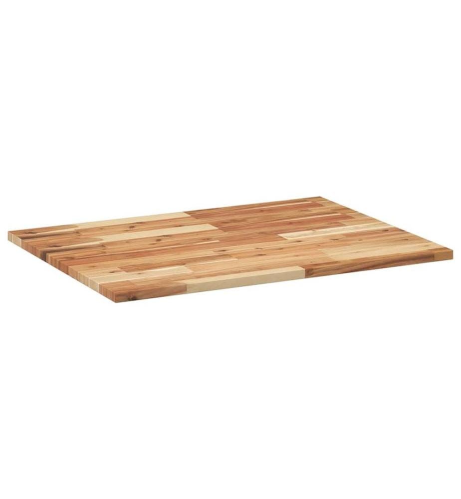 Schreibtischplatte Ölbeschichtung 80x60x2 cm Massivholz Akazie