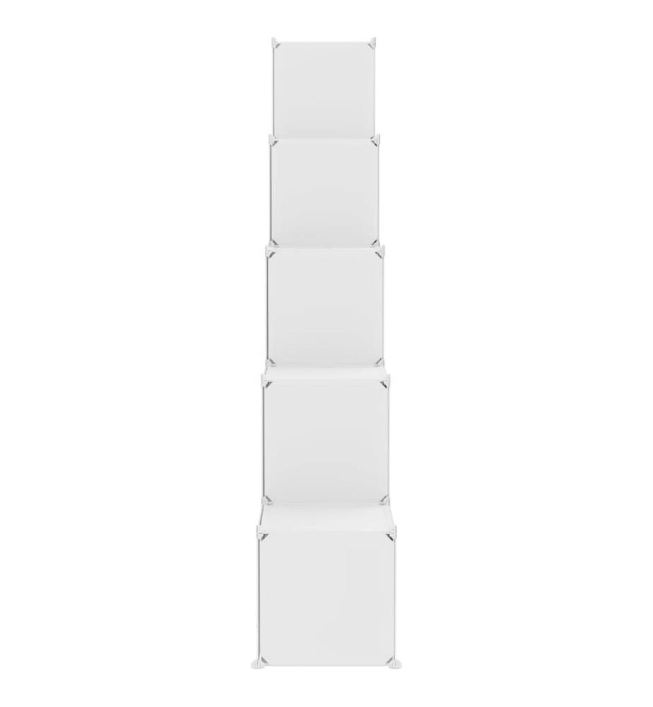 Kinderschrank Modular mit 15 Würfeln Weiss PP