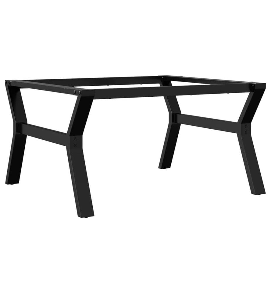 Pieds de table basse cadre en Y 80x70x43 cm acier