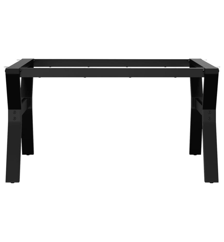 Pieds de table basse cadre en Y 80x70x43 cm acier