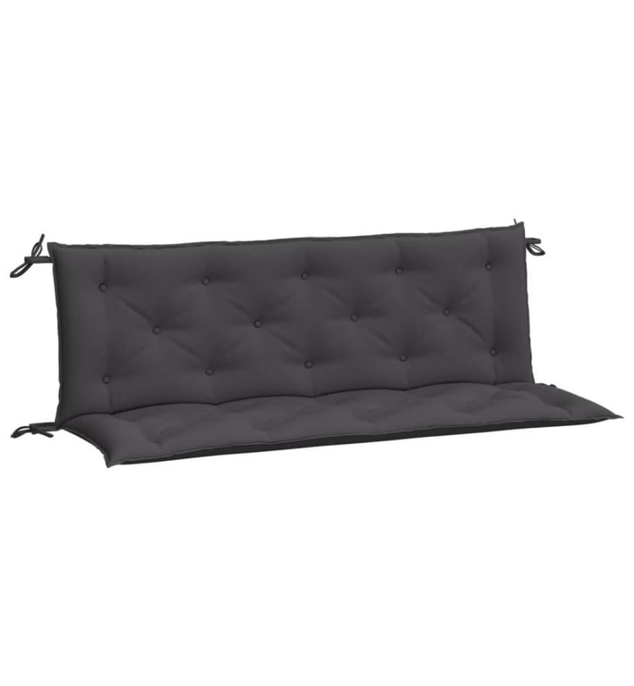 Gartenbank-Auflagen 2 Stk. Anthrazit 150x50x7 cm Oxford-Gewebe