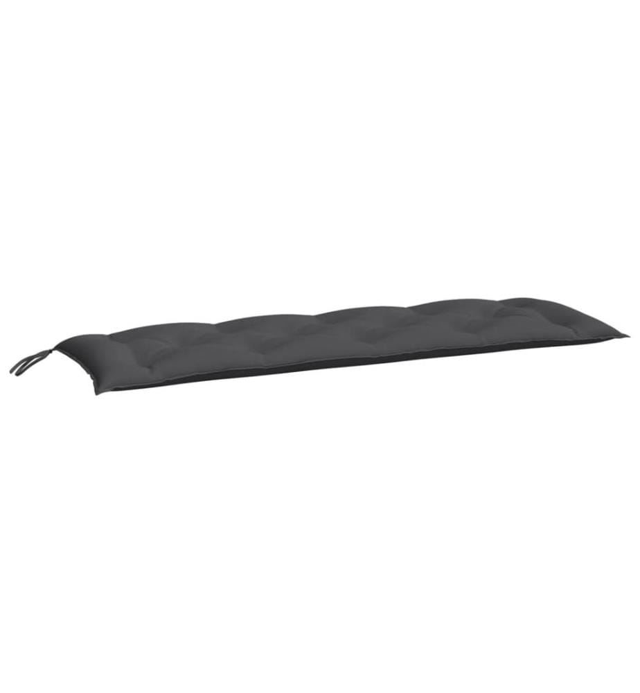 Gartenbank-Auflagen 2 Stk. Anthrazit 150x50x7 cm Oxford-Gewebe