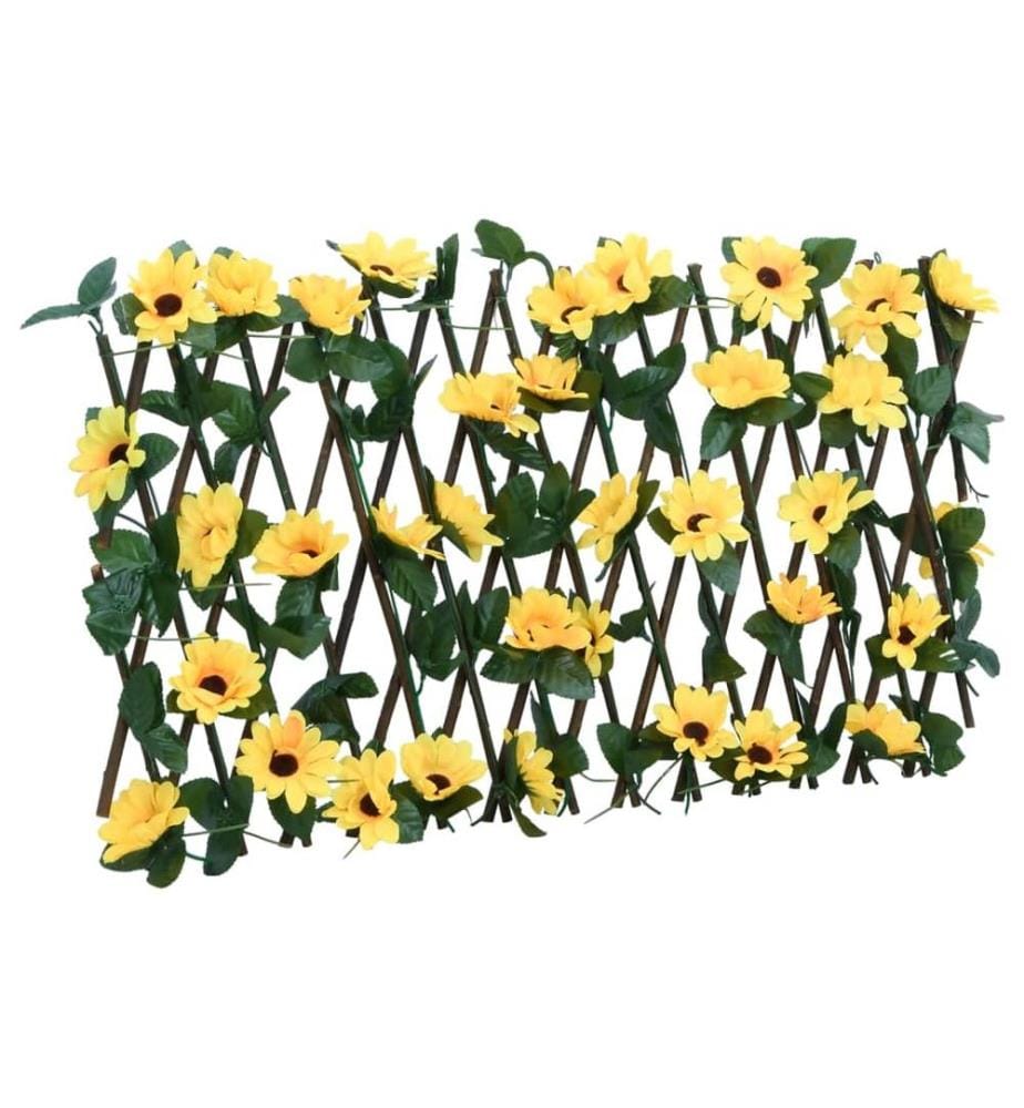 Rankgitter mit Künstlichem Efeu 5 Stk. Erweiterbar 180x20 cm
