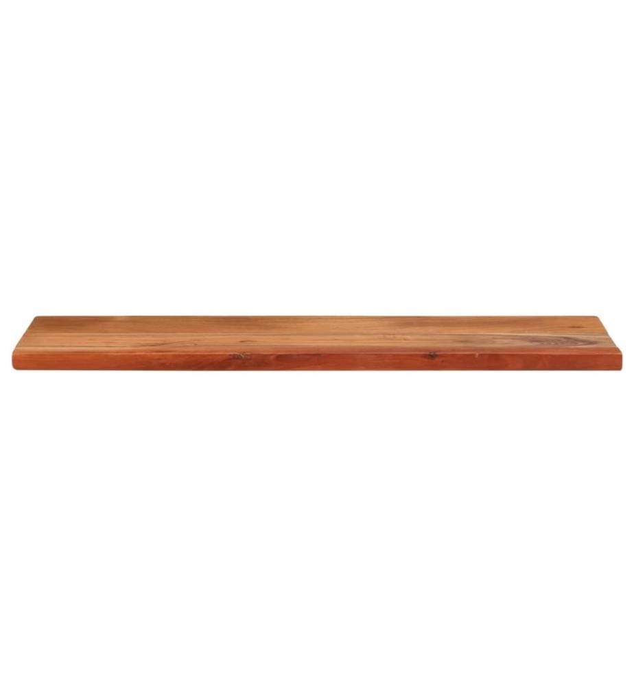Dessus de table 80x40x3,8 cm rectangulaire bois massif d'acacia