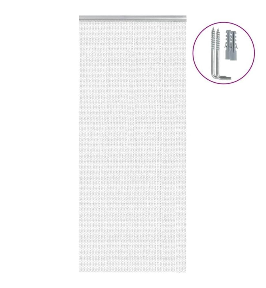 Türvorhang aus Ketten 90x212 cm Aluminium