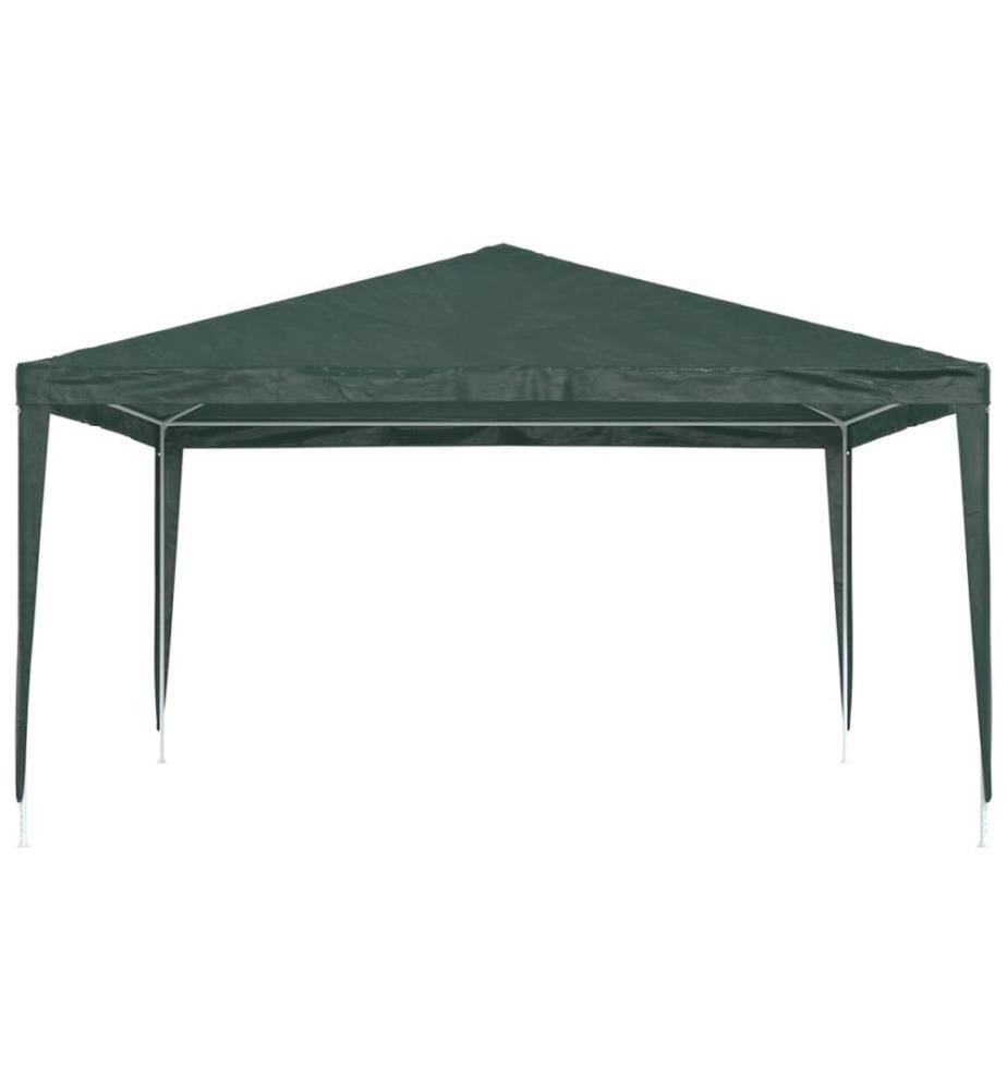 Tente de réception professionnelle 4x4 m Vert 90 g/m²