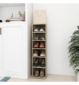 Schuhschrank Sonoma-Eiche 27,5x27x102 cm Holzwerkstoff