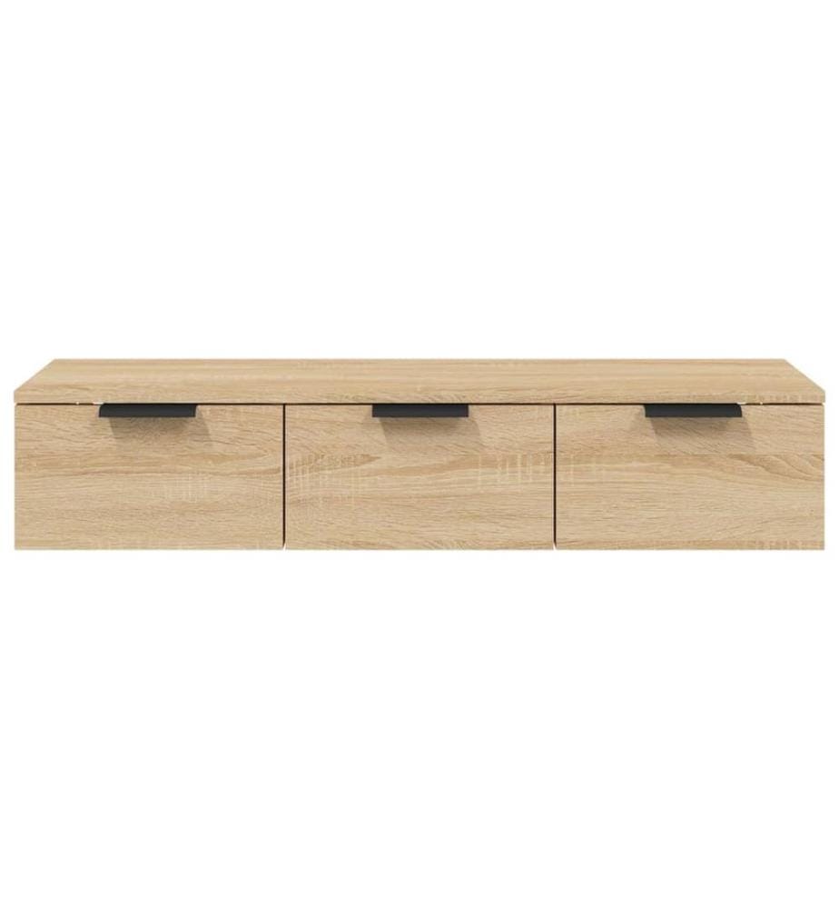 Wandschrank Sonoma-Eiche 102x30x20 cm Holzwerkstoff
