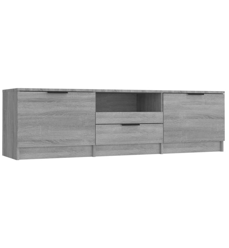TV-Schrank Grau Sonoma 140x35x40 cm Holzwerkstoff