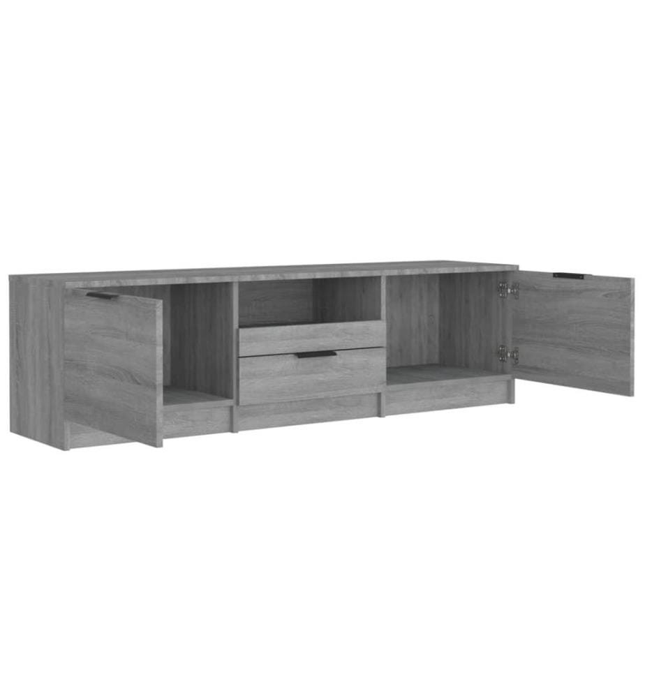 TV-Schrank Grau Sonoma 140x35x40 cm Holzwerkstoff