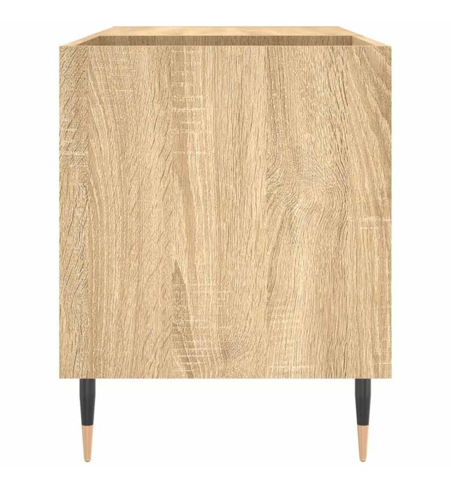 Plattenschrank Sonoma-Eiche 85x38x48 cm Holzwerkstoff