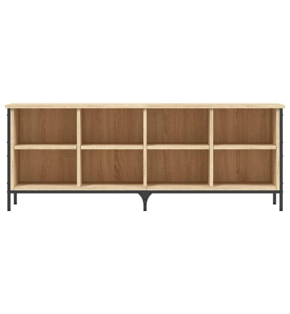 Schuhregal Sonoma-Eiche 131x35x50 cm Holzwerkstoff