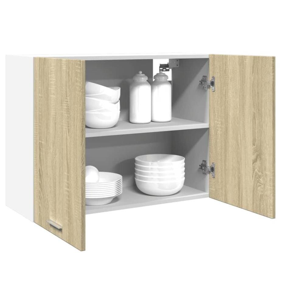 Hängeschrank Lyon Sonoma-Eiche 80x31x60 cm Holzwerkstoff