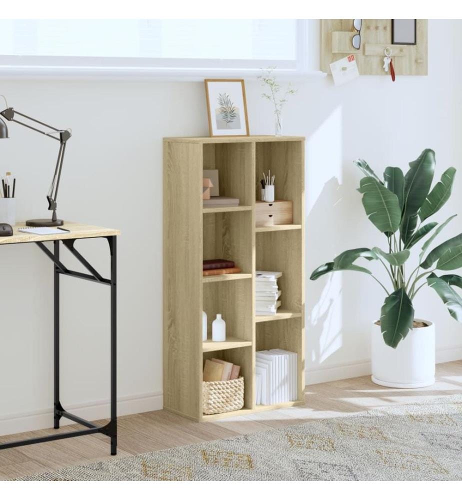 Bücherregal Sonoma-Eiche 50x25x105 cm Holzwerkstoff