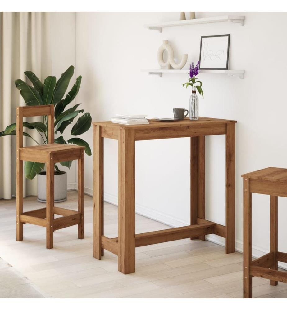 Bartisch Artisan-Eiche 102x50x103,5 cm Holzwerkstoff