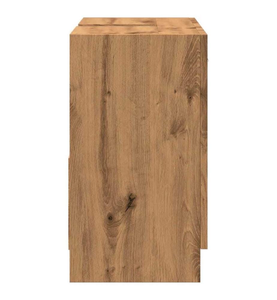 Waschbeckenschrank Artisan-Eiche 63x30x54 cm Holzwerkstoff