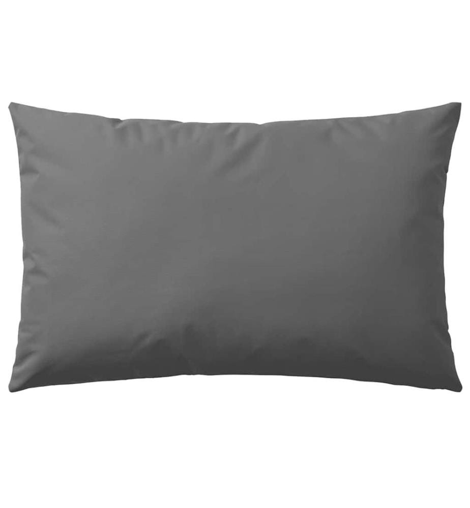 Oreiller d'extérieur lot de 4 60 x 40 cm Gris